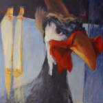 POULEPETAAT 1 - olieverf op paneel - 60x60 cm - € 500,-- 