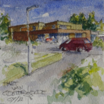 MFC - HART VAN OOSTERWOLDE - aquarel - 12x12 cm - verkocht